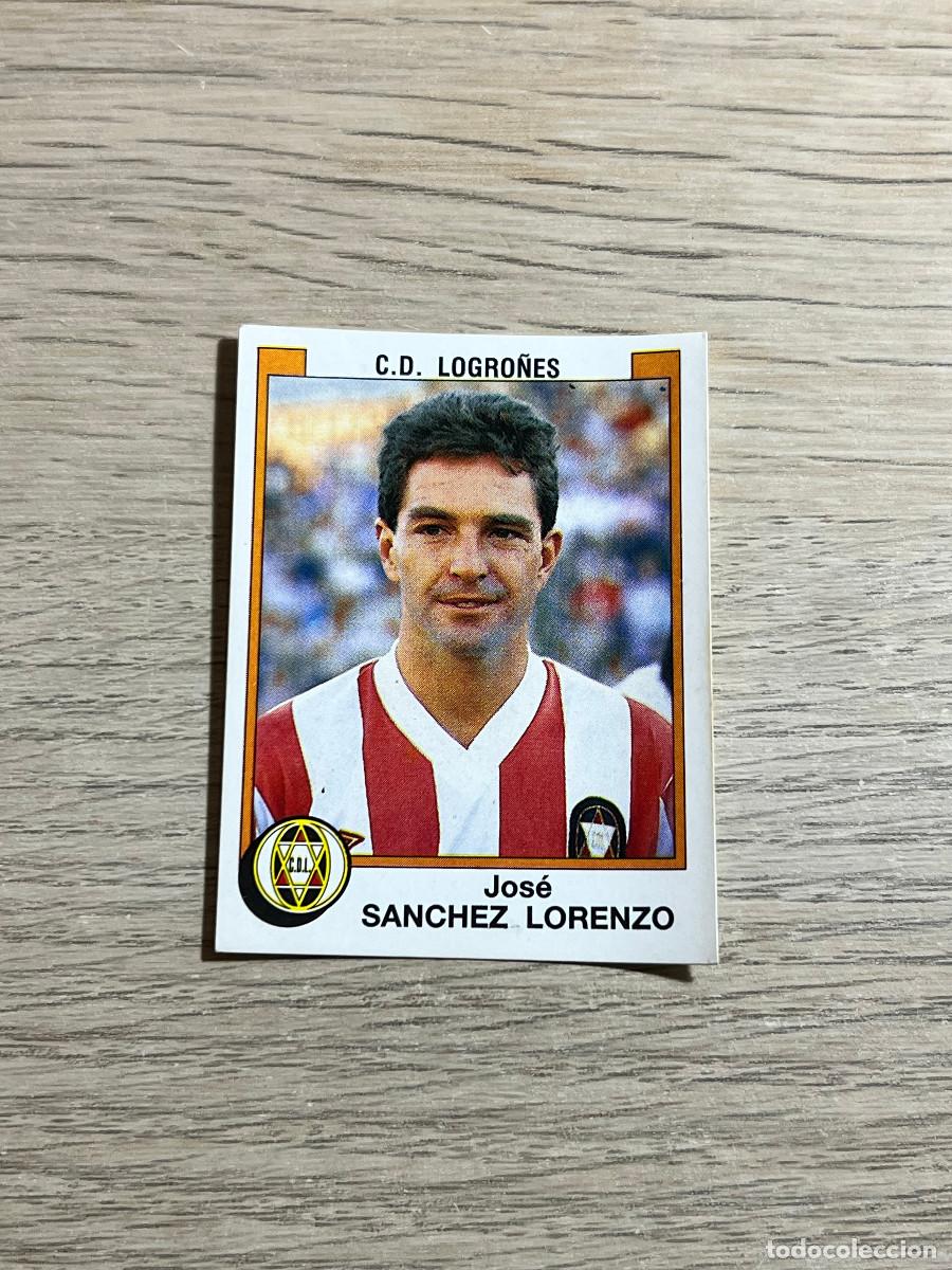 Cromos de f&uacute;tbol: 167 SANCHEZ LORENZO LOGRO&Ntilde;ES LIGA FUTBOL 88 PANINI NUNCA PEGADO SIN PEGAR 1988