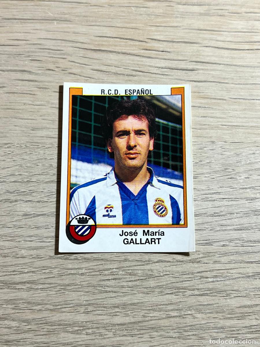 Cromos de f&uacute;tbol: 124 GALLART ESPA&Ntilde;OL LIGA FUTBOL 88 PANINI NUNCA PEGADO SIN PEGAR 1988