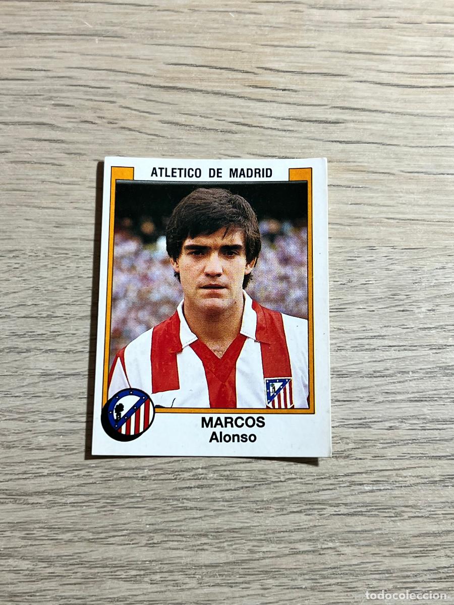Cromos de f&uacute;tbol: 37 MARCOS ATLETICO DE MADRID LIGA FUTBOL 88 PANINI NUNCA PEGADO SIN PEGAR 1988