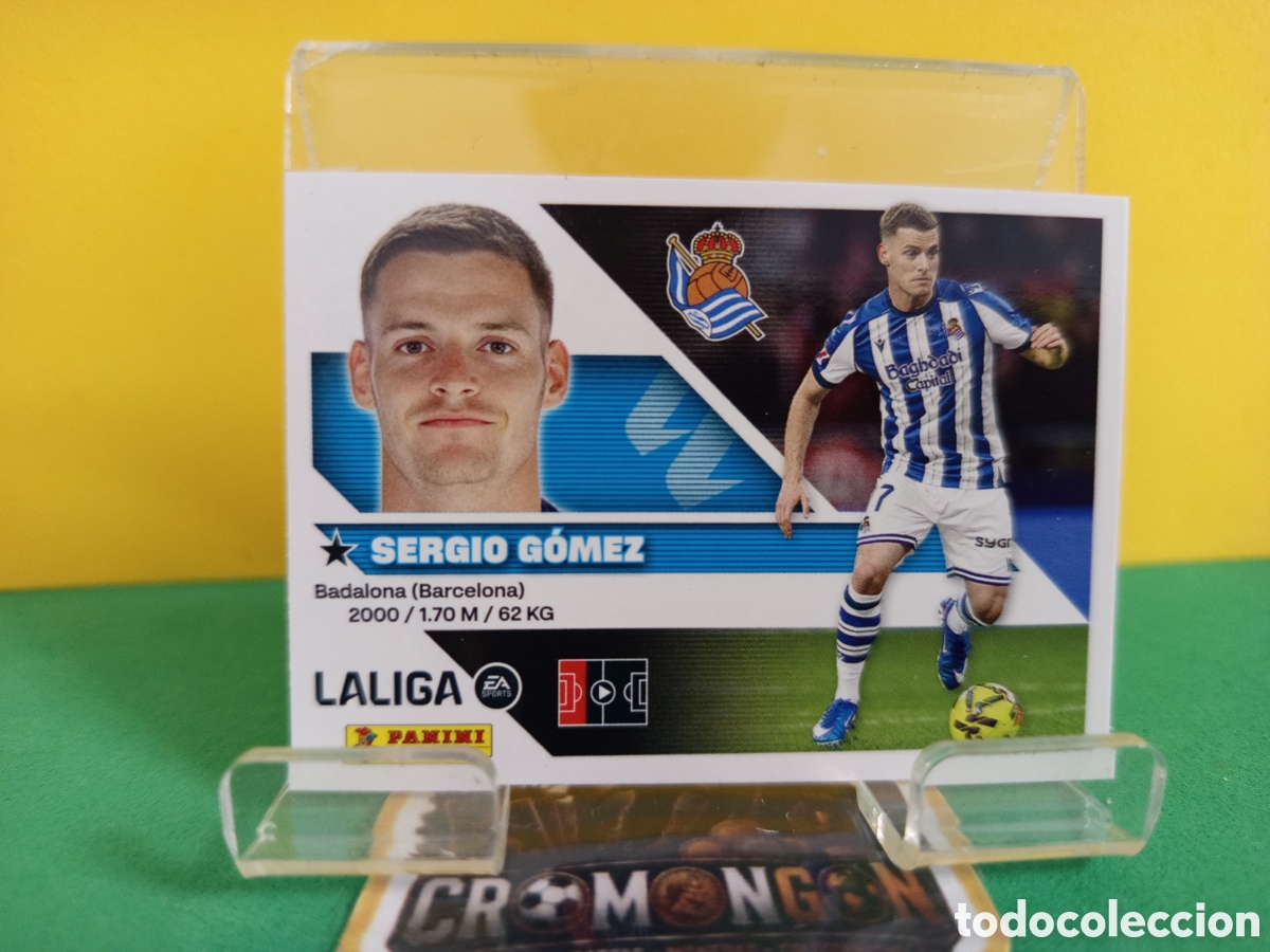 Cromos de f&uacute;tbol: ❇️ CROMO ⚽ 8.- SERGIO G&Oacute;MEZ (R. SOCIEDAD) - COLECCIONES ESTE 2026/27 (PANINI) ❇️