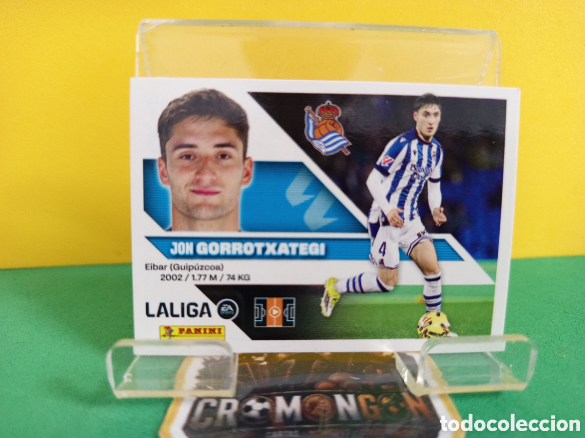 Cromos de f&uacute;tbol: ❇️ CROMO ⚽ 10.- GORROTXATEGI (R. SOCIEDAD) - COLECCIONES ESTE 2026/27 (PANINI) ❇️