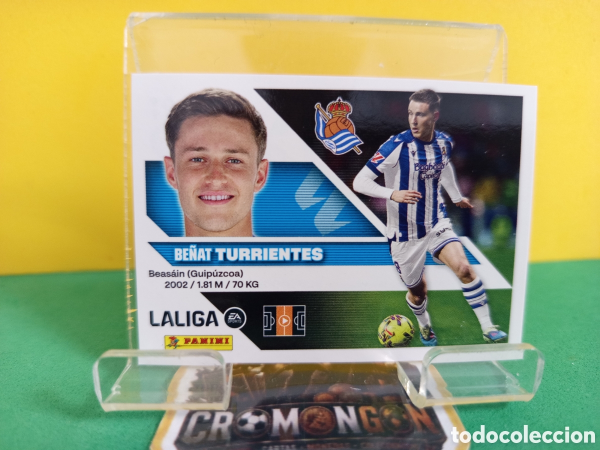 Cromos de f&uacute;tbol: ❇️ CROMO ⚽ 12.- TURRIENTES (R. SOCIEDAD) - COLECCIONES ESTE 2026/27 (PANINI) ❇️
