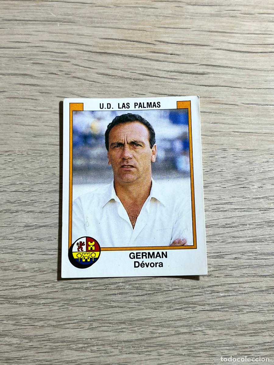 Cromos de f&uacute;tbol: 139 GERMAN LAS PALMAS LIGA FUTBOL 88 PANINI NUNCA PEGADO SIN PEGAR 1988