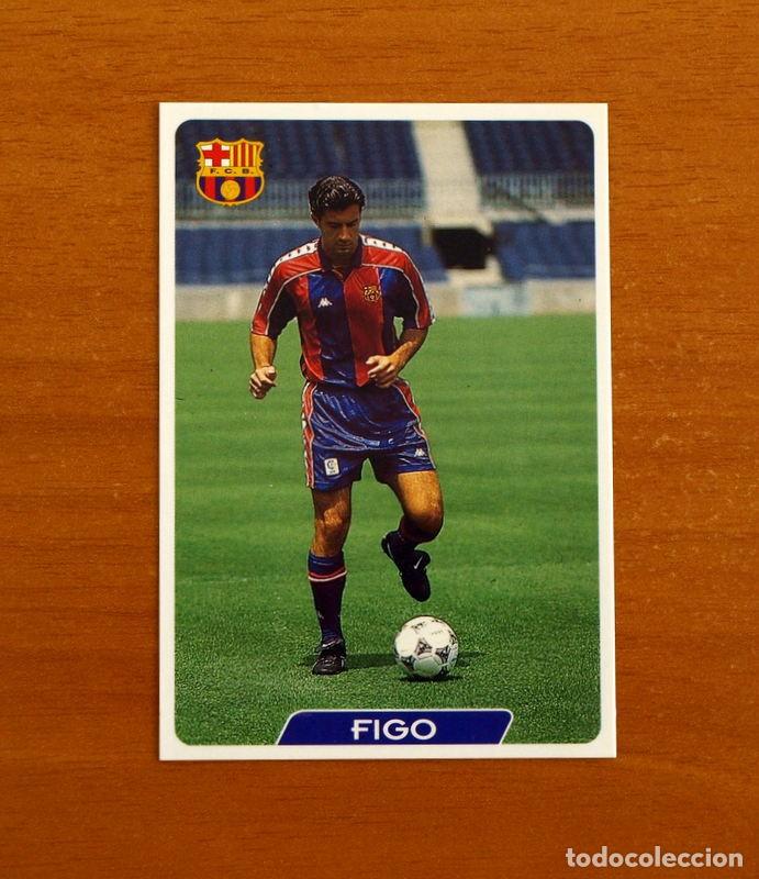 Cromos de f&uacute;tbol: Barcelona -N&ordm; 65 Luis Figo -Rookie-Las Fichas de la Liga 95-96-1995-1996 -Mundicromo Sport
