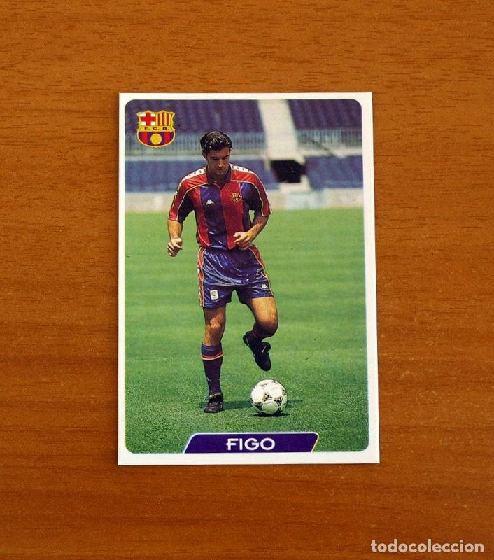 Cromos de f&uacute;tbol: Barcelona -N&ordm; 65 Luis Figo -Rookie-Las Fichas de la Liga 95-96-1995-1996 -Mundicromo Sport