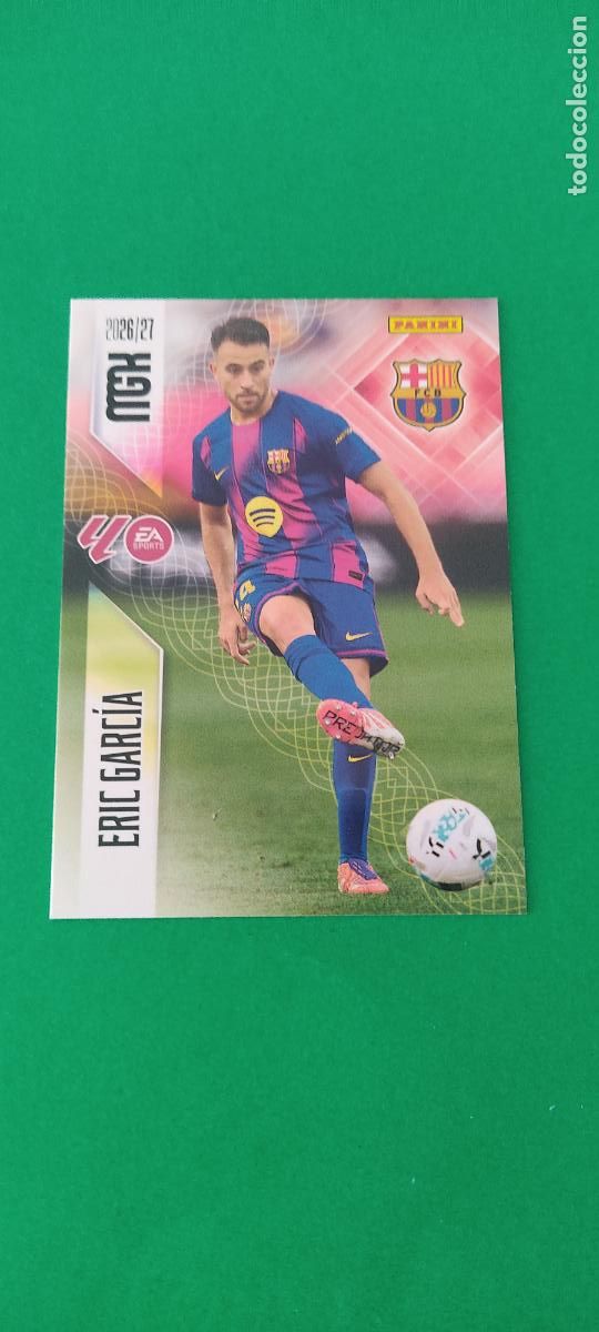 Cromos de f&uacute;tbol: TRADING CARD FUTBOL ERIC GARCIA F.C. BARCELONA N&ordm; 79 LIGA MEGACRACKS 2026-2027/26-27 PANINI