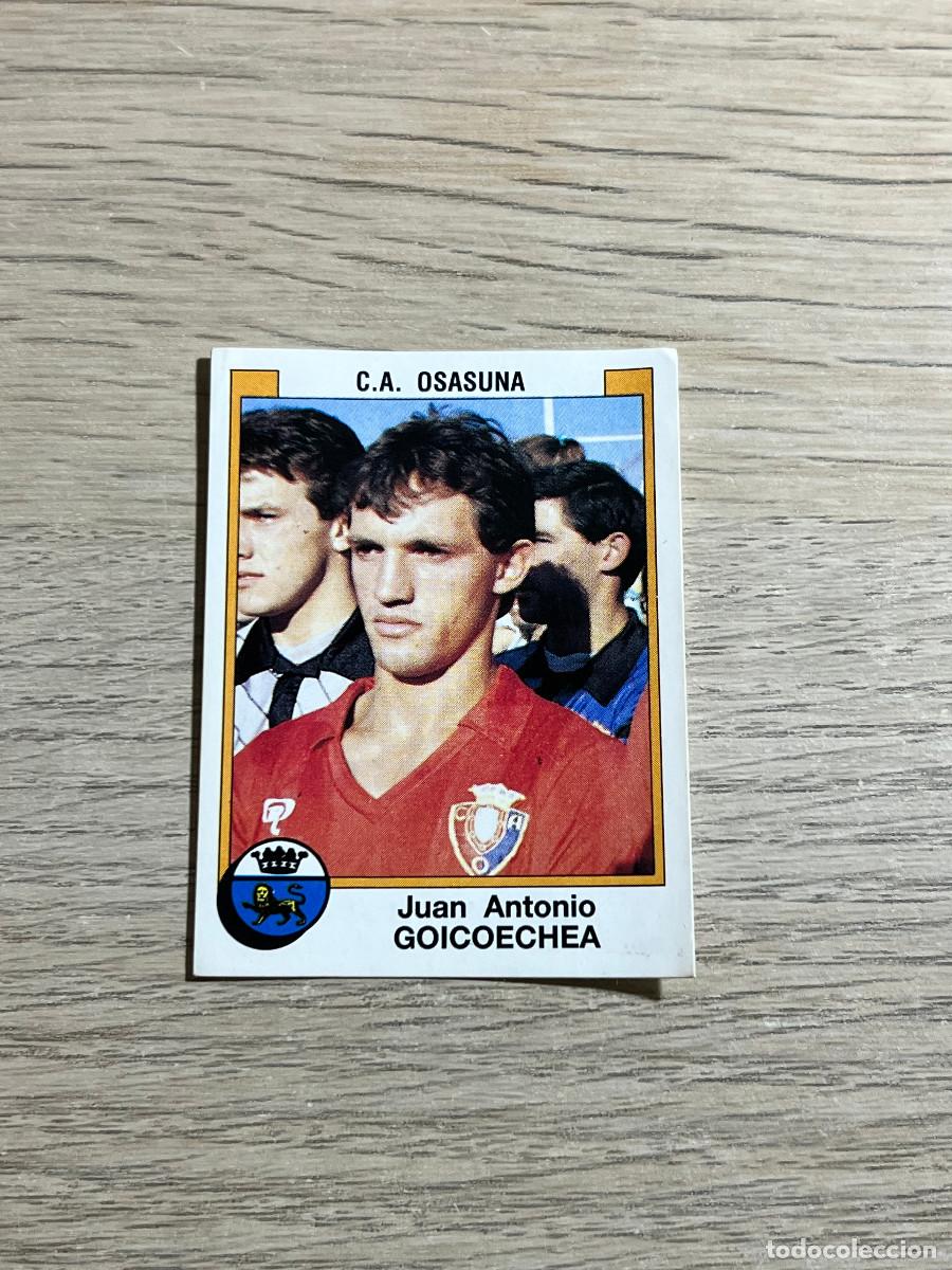 Cromos de f&uacute;tbol: 269 GOICOECHEA OSASUNA LIGA FUTBOL 88 PANINI NUNCA PEGADO SIN PEGAR 1988