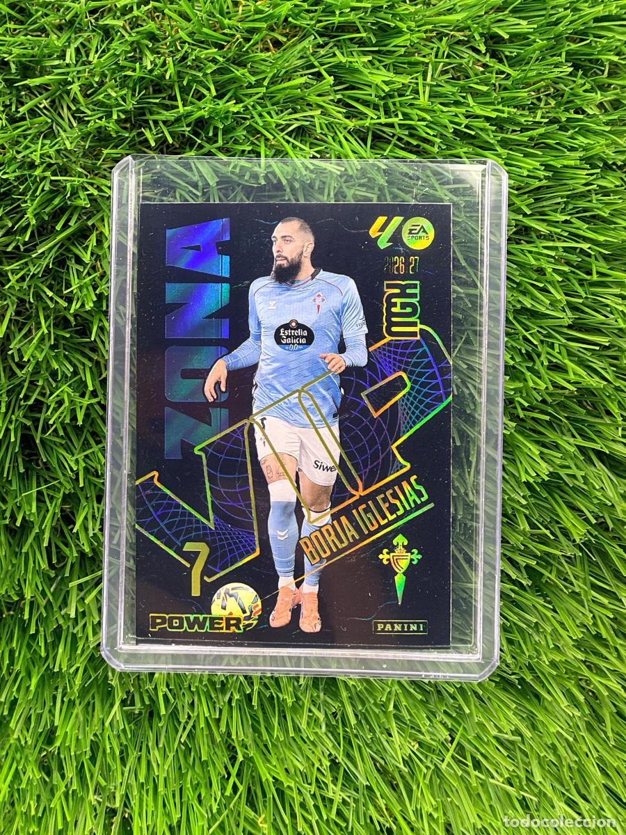 Cromos de f&uacute;tbol: N&ordm; 389P Borja Iglesias Zona Vip Power RC Celta Megacracks 26 27