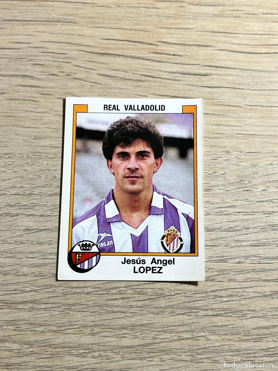 Cromos de f&uacute;tbol: 383 LOPEZ VALLADOLID LIGA FUTBOL 88 PANINI NUNCA PEGADO SIN PEGAR 1988