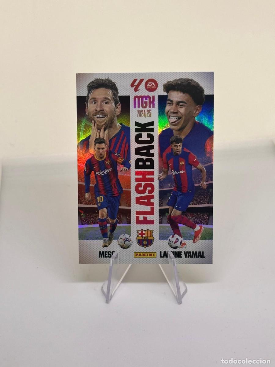 Cartes &agrave; collectionner de Football: Messi Lamine Yamal #429 Panini Megacracks 2024 2025 Flash Back 7