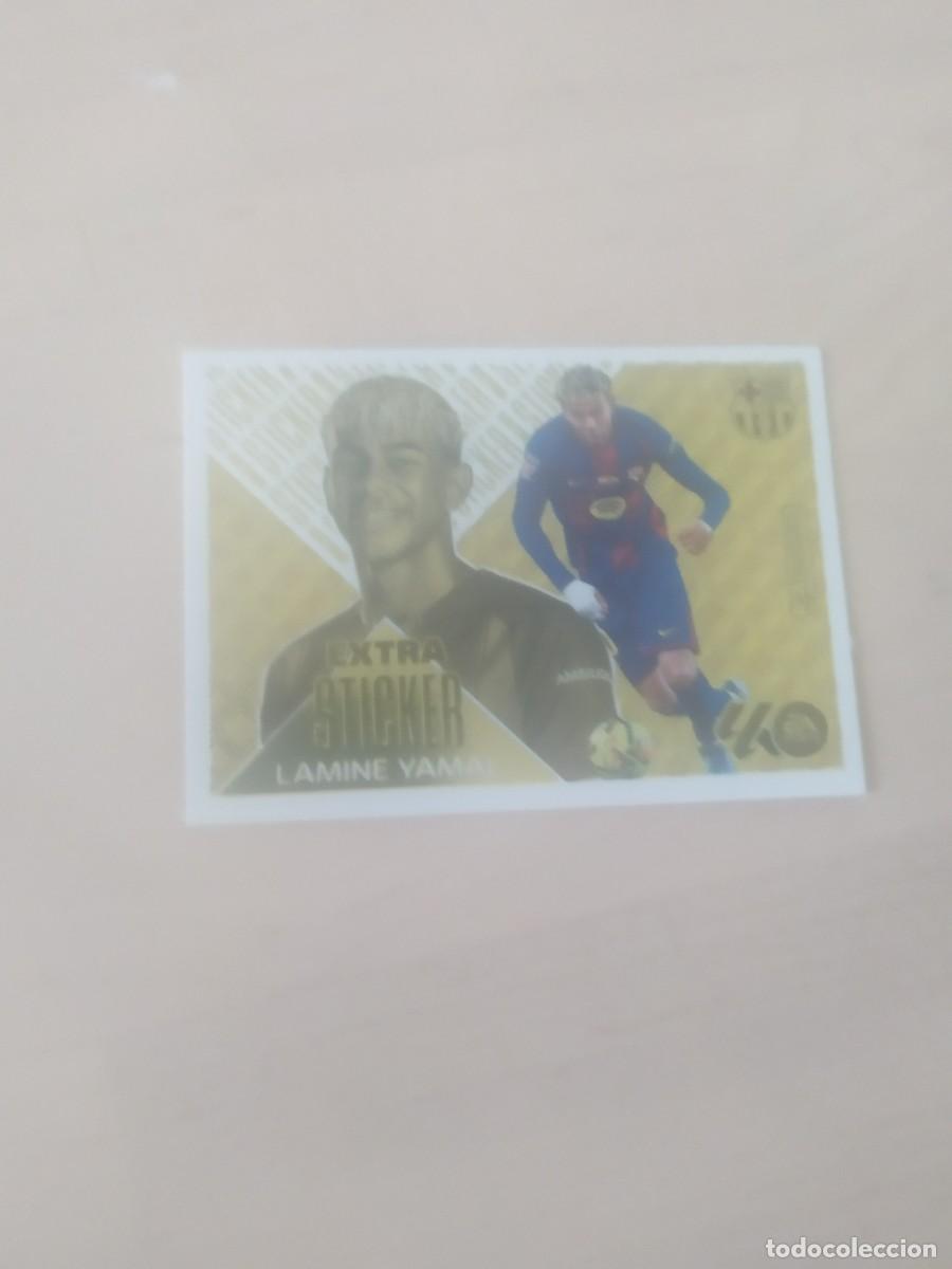 Cromos de f&uacute;tbol: LAMINE YAMAL EXTRA STICKERS ORO 2026-27 ESTE 26-27 GOLD