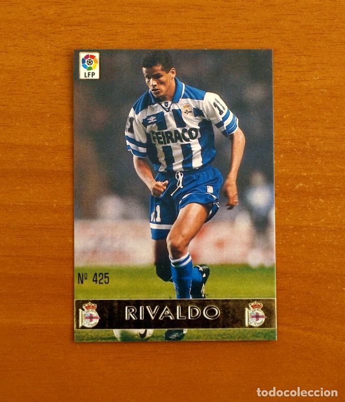Cromos de f&uacute;tbol: Deportivo La Coru&ntilde;a - N&ordm; 425 Rivaldo - El Mejor - Mundicromo ficha de la Liga 1997-1998, 97-98