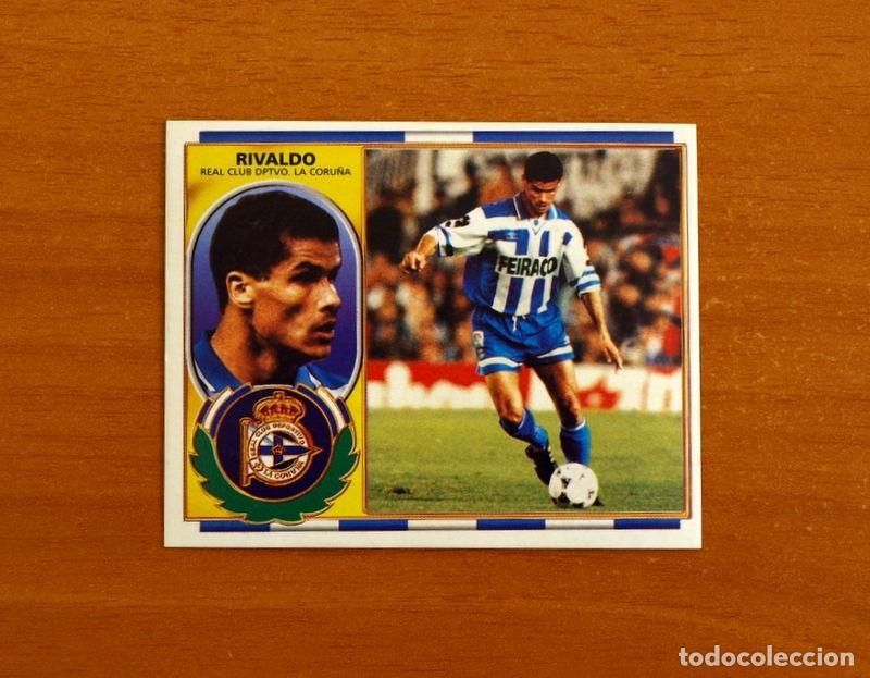 Cromos de f&uacute;tbol: Deportivo de la Coru&ntilde;a -Rivaldo -Coloca -Rookie - Ediciones Este Liga 1996-1997, 96-97 -Nunca Pegado
