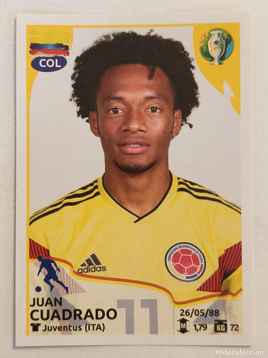 Cromos de f&uacute;tbol: #162 CUADRADO (COLOMBIA) COPA AMERICA BRASIL 2019 PANINI