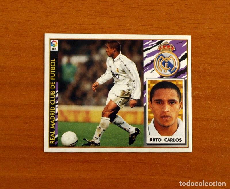 Cromos de Futebol: Real Madrid - Roberto Carlos - Ediciones Este Liga 1997-1998, 97-98 - Nunca Pegado