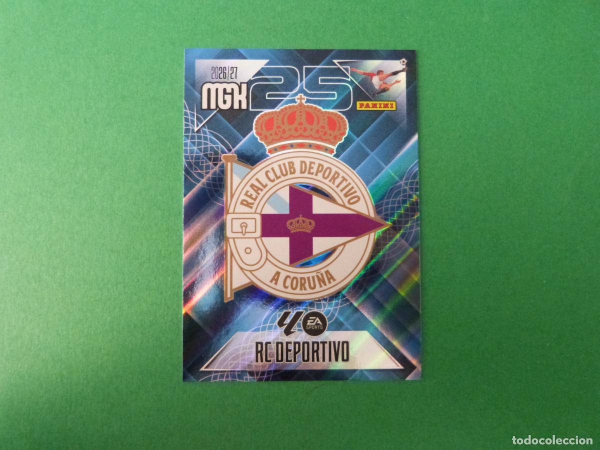 Cromos de Futebol: TRADING CARD FUTBOL ESCUDO DEPORTIVO CORU&Ntilde;A N&ordm; 127 LIGA MEGACRACKS 2026-2027/26-27 PANINI
