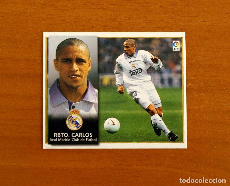 Cromos de Futebol: Real Madrid - Roberto Carlos - Ediciones Este Liga 1998-1999, 98-99 - Nunca Pegado