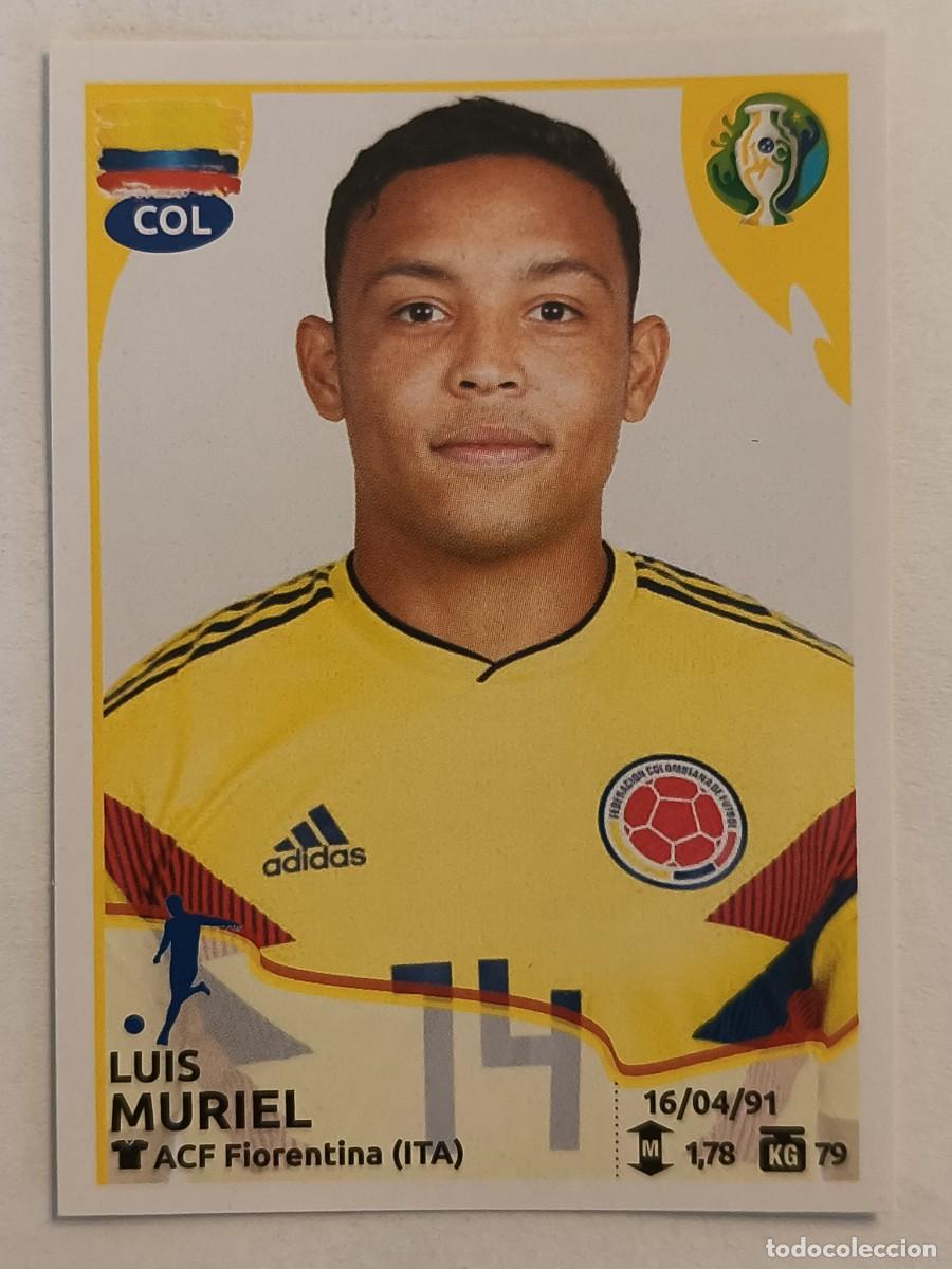 Football Stickers: #168 MURIEL (COLOMBIA) COPA AMERICA BRASIL 2019 PANINI