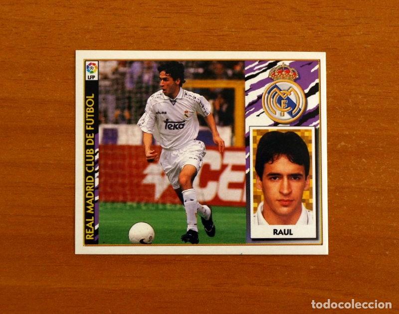 Football Stickers: Real Madrid - Ra&uacute;l - Ediciones Este Liga 1997-1998, 97-98 - Nunca Pegado
