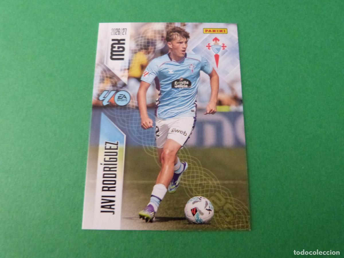 Cromos de f&uacute;tbol: TRADING CARD FUTBOL JAVI RODRIGUEZ CELTA DE VIGO N&ordm; 114 LIGA MEGACRACKS 2026-2027/26-27 PANINI