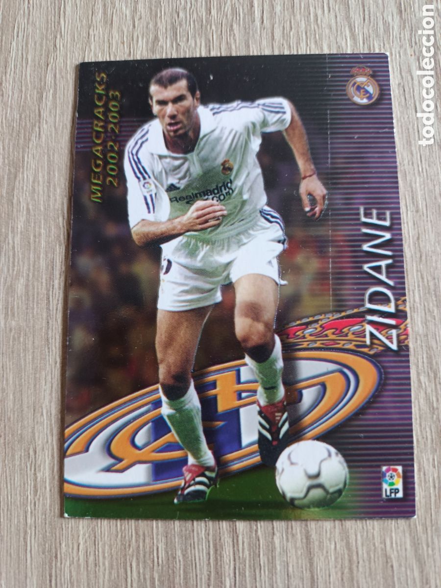 Cromos de f&uacute;tbol: ZINEDINE ZIDANE MEGACRACKS 2002-2003. N 376. EXCELENTE ESTADO