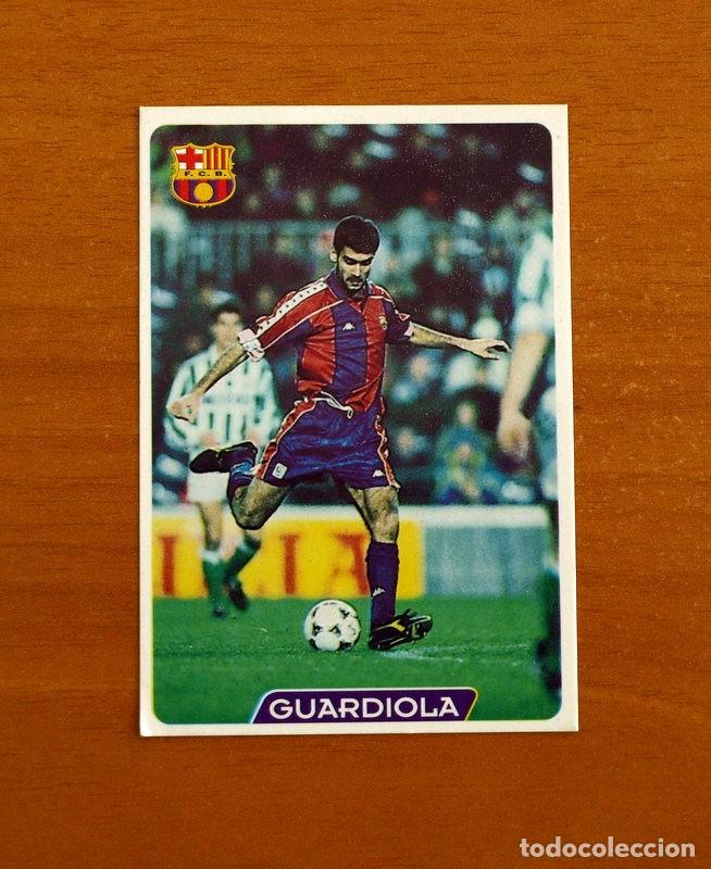 Football Stickers: Barcelona -N&ordm; 66 Guardiola -Las Fichas de la Liga 95-96-1995-1996 -Mundicromo Sport