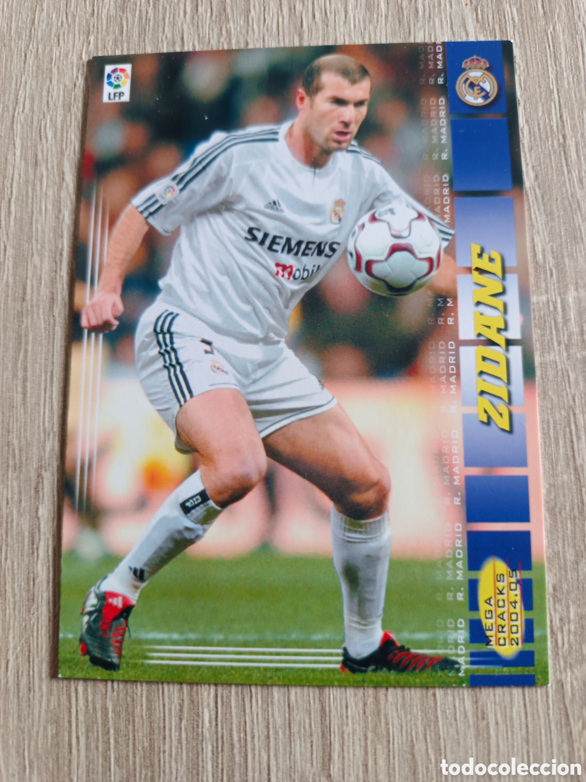 Cromos de f&uacute;tbol: ZINEDINE ZIDANE REAL MADRID.MEGACRACKS 2004-2005. N 177 EXCELENTE ESTADO