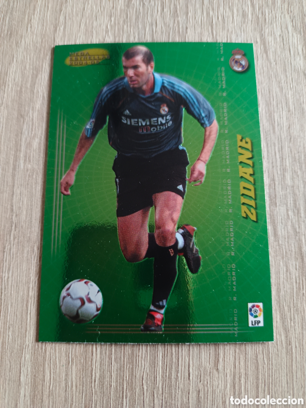 Cromos de f&uacute;tbol: ZINEDINE ZIDANE REAL MADRID.MEGACRACKS 2004-2005. N 384.EXCELENTE ESTADO