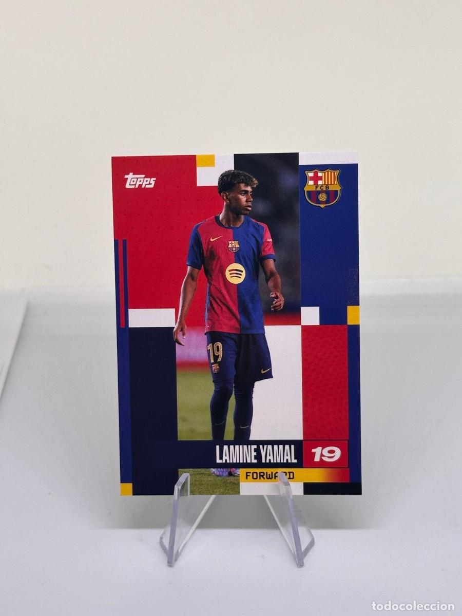 Cromos de f&uacute;tbol: Lamine Yamal 25 FC Barcelona Topps Fan Set 2024 25 2