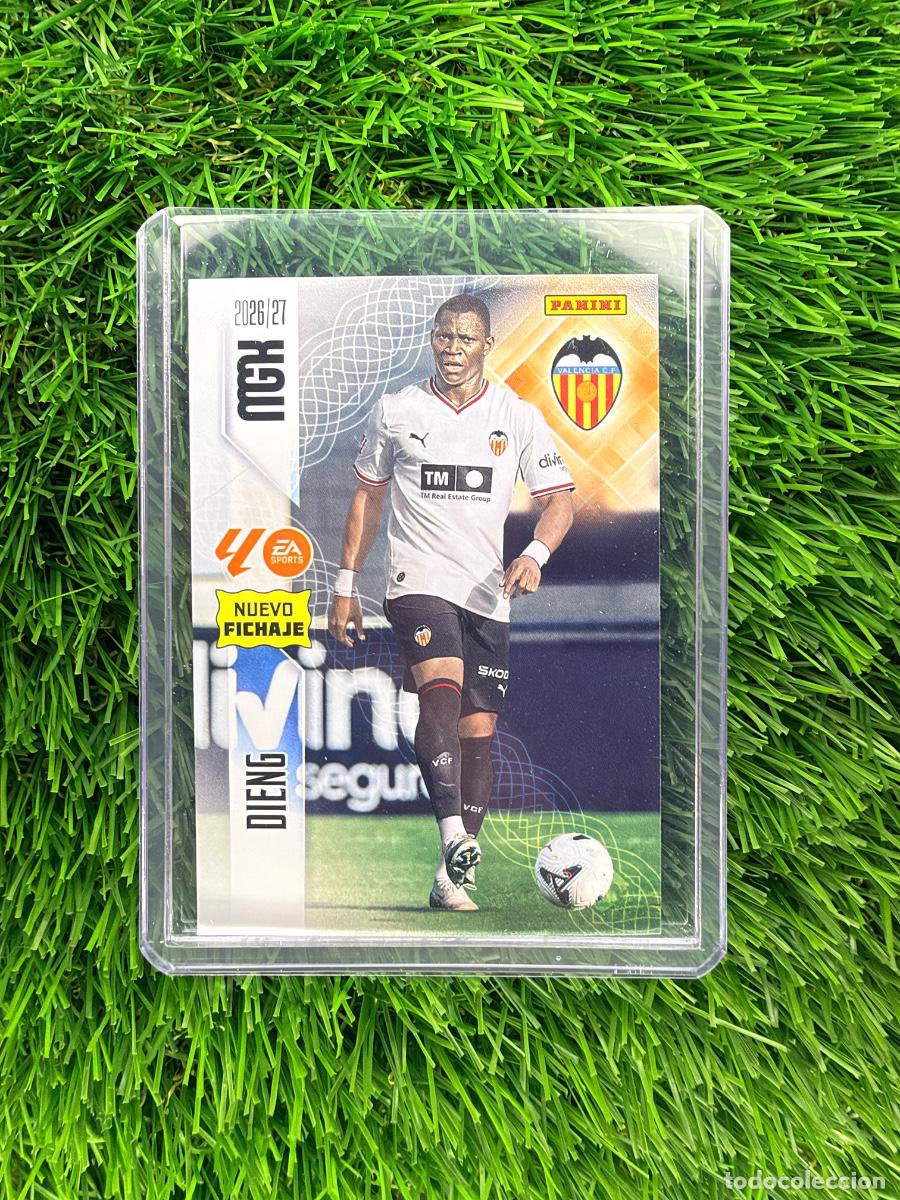 Cromos de f&uacute;tbol: N&ordm; 487 Dieng Nuevos Fichajes Valencia CF Megacracks 26 27