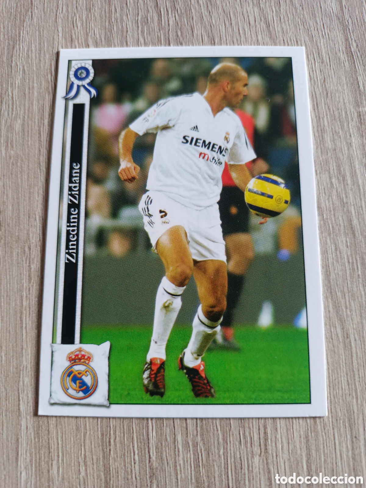 Cartes &agrave; collectionner de Football: ZINEDINE ZIDANE REAL MADRID.MUNDICROMO 2004-2005. N 96.EXCELENTE ESTADO
