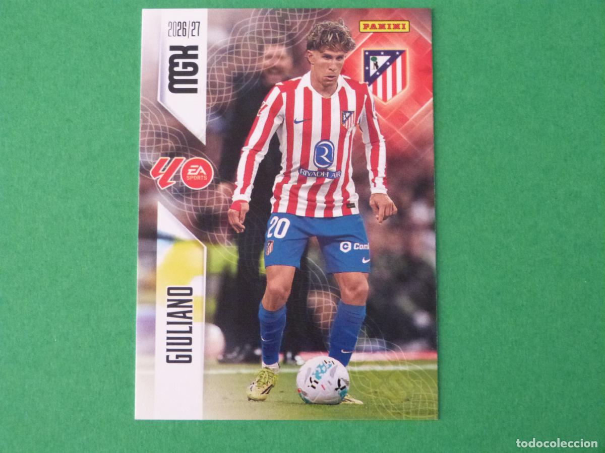 Cromos de f&uacute;tbol: TRADING CARD FUTBOL GIULIANO ATLETICO DE MADRID N&ordm; 69 LIGA MEGACRACKS 2026-2027/26-27 PANINI