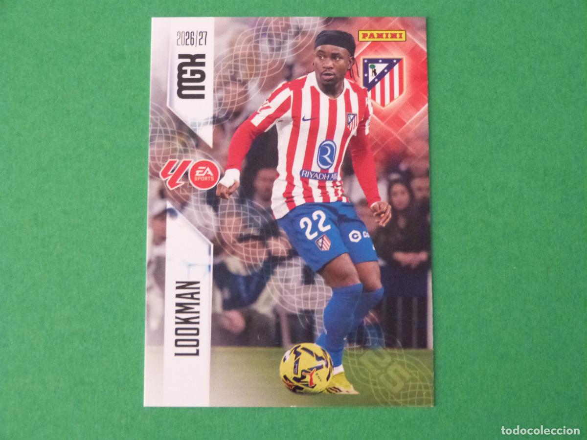 Cromos de f&uacute;tbol: TRADING CARD FUTBOL LOOKMAN ATLETICO DE MADRID N&ordm; 70 LIGA MEGACRACKS 2026-2027/26-27 PANINI