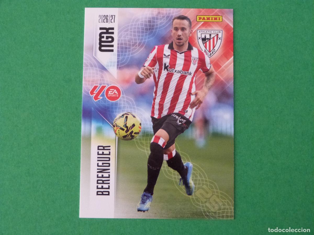 Cromos de f&uacute;tbol: TRADING CARD FUTBOL BERENGUER ATH. BILBAO N&ordm; 50 LIGA MEGACRACKS 2026-2027/26-27 PANINI
