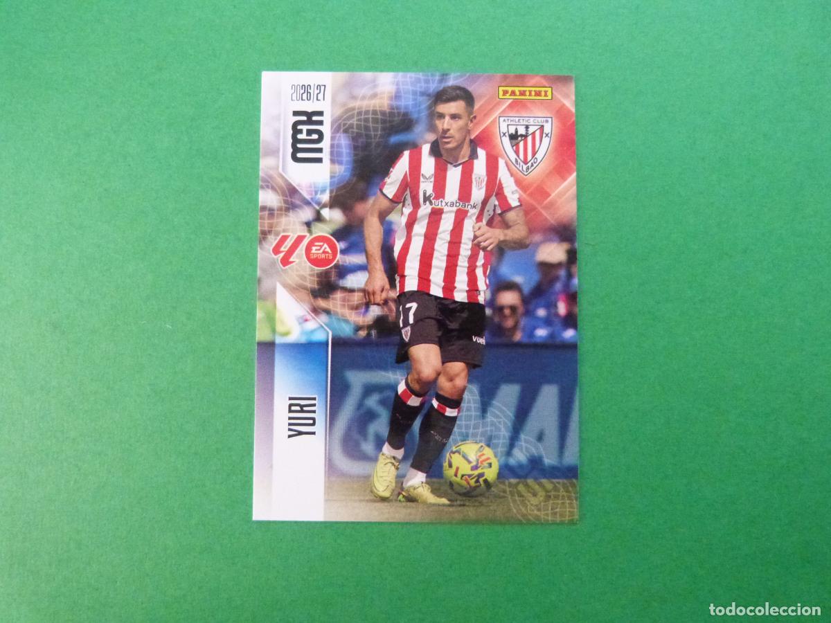 Cromos de f&uacute;tbol: TRADING CARD FUTBOL YURI ATH. BILBAO N&ordm; 44 LIGA MEGACRACKS 2026-2027/26-27 PANINI