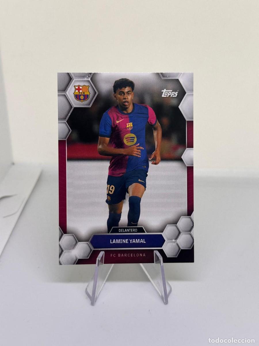 Cromos de Futebol: Lamine Yamal 18 FC Barcelona Topps Fan Set 2024 25 2