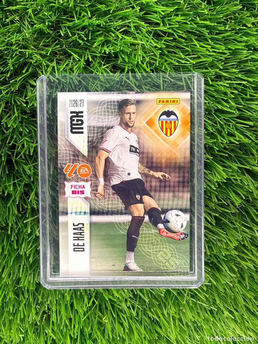 Cromos de Futebol: N&ordm; 350BIS De Haas Fichas Bis Valencia CF Megacracks 26 27