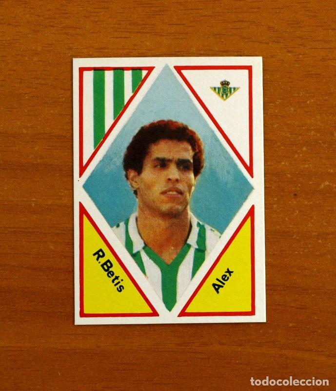 Cromos de Futebol: Real Betis - N&ordm; 153 Alex - Editorial Maga 1983-1984, 83-84 - Nunca Pegado