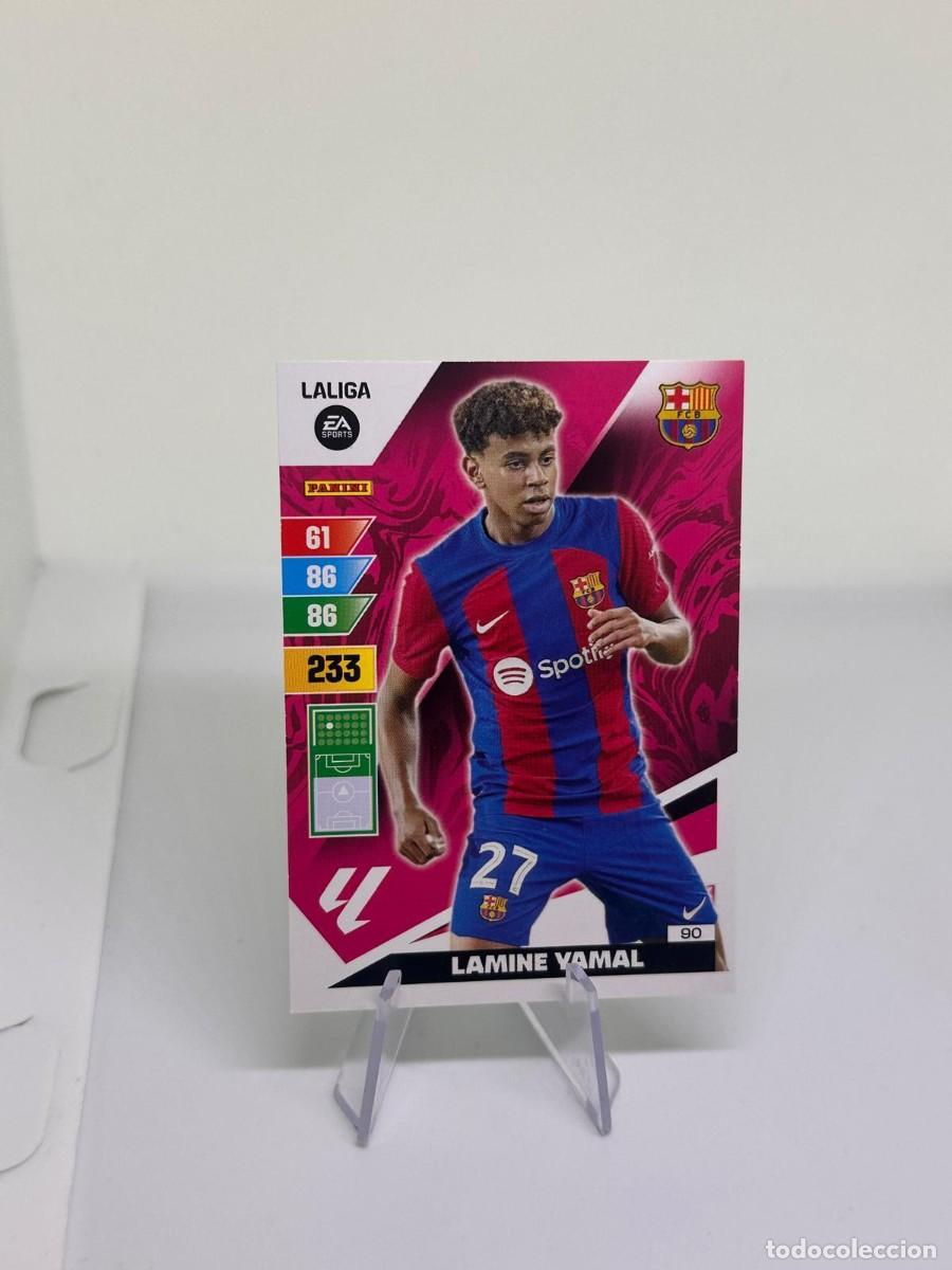Cromos de Futebol: Rookie Lamine Yamal #90 FC Barcelona Panini Adrenalyn 2023 2024 1