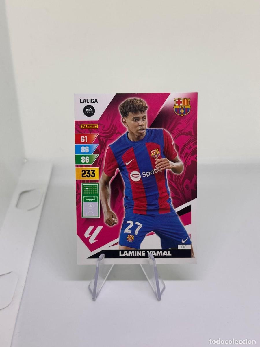 Cromos de Futebol: Rookie Lamine Yamal #90 FC Barcelona Panini Adrenalyn 2023 2024 2