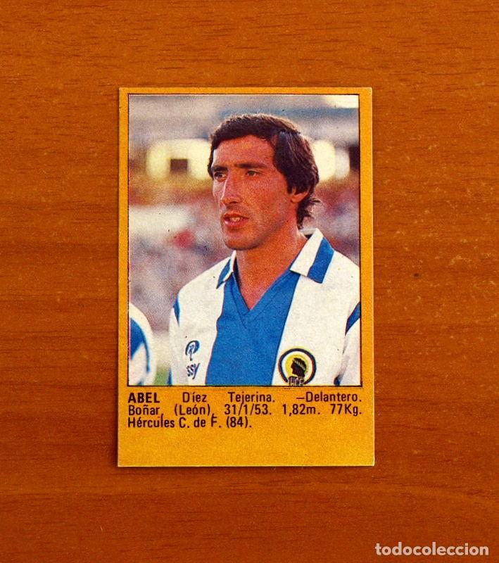 Cromos de Futebol: H&eacute;rcules - Abel - Editorial Roll&aacute;n 1984-1985, 84-85 - Nunca pegado