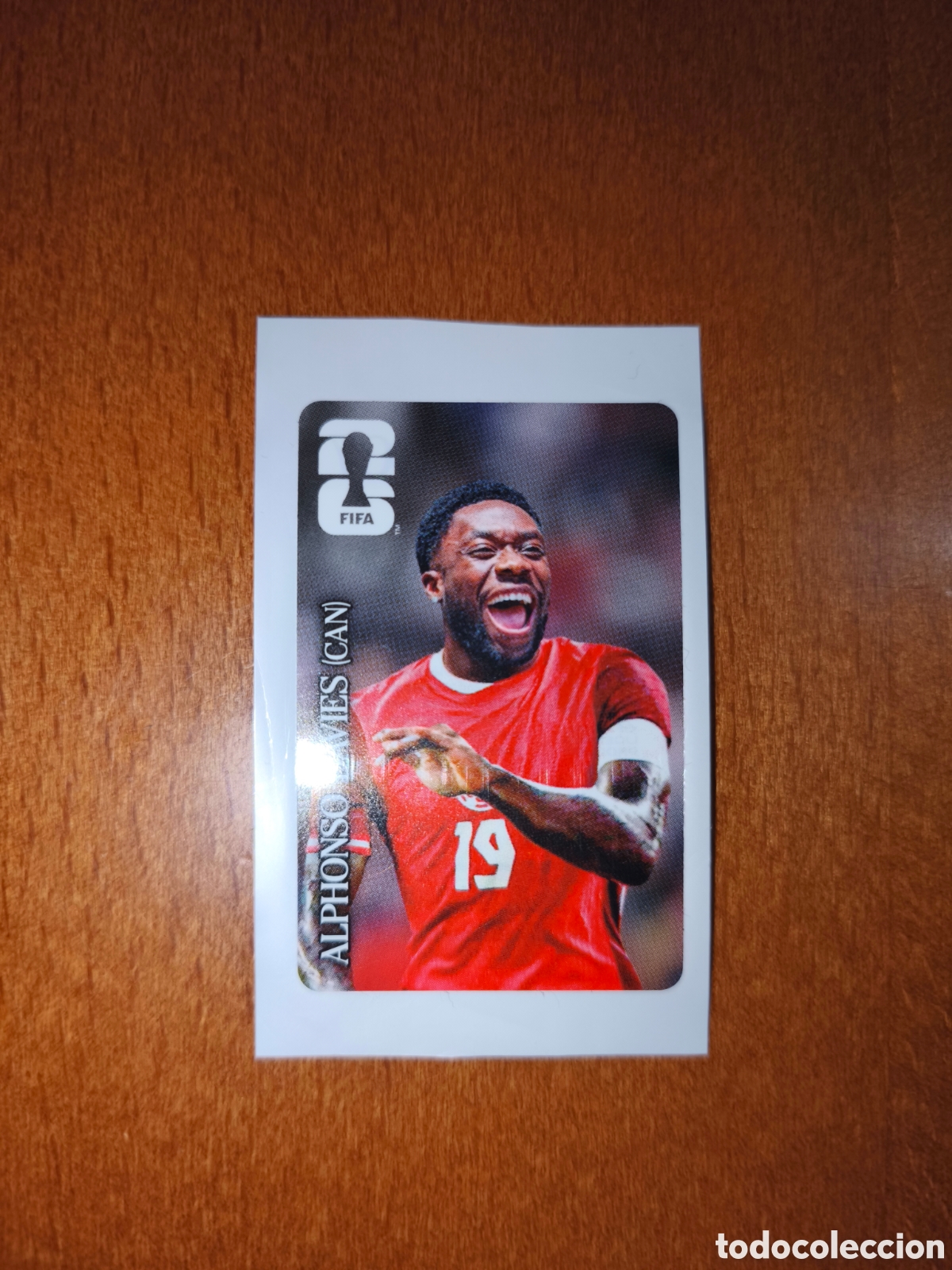Cromos de f&uacute;tbol: Alphonso Davies Cromos Coca-Cola mundial 2026 Canad&aacute;