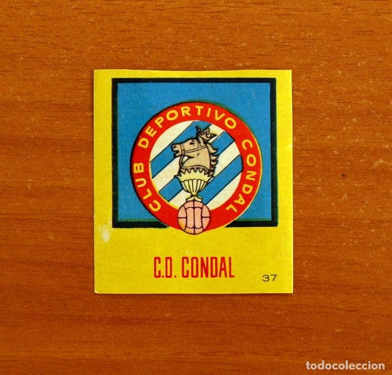 Cromos de f&uacute;tbol: C.D. Condal - N&ordm; 37 Escudo - Editorial Bruguera Campeones 1956-1957, 56-57 - Nunca pegado