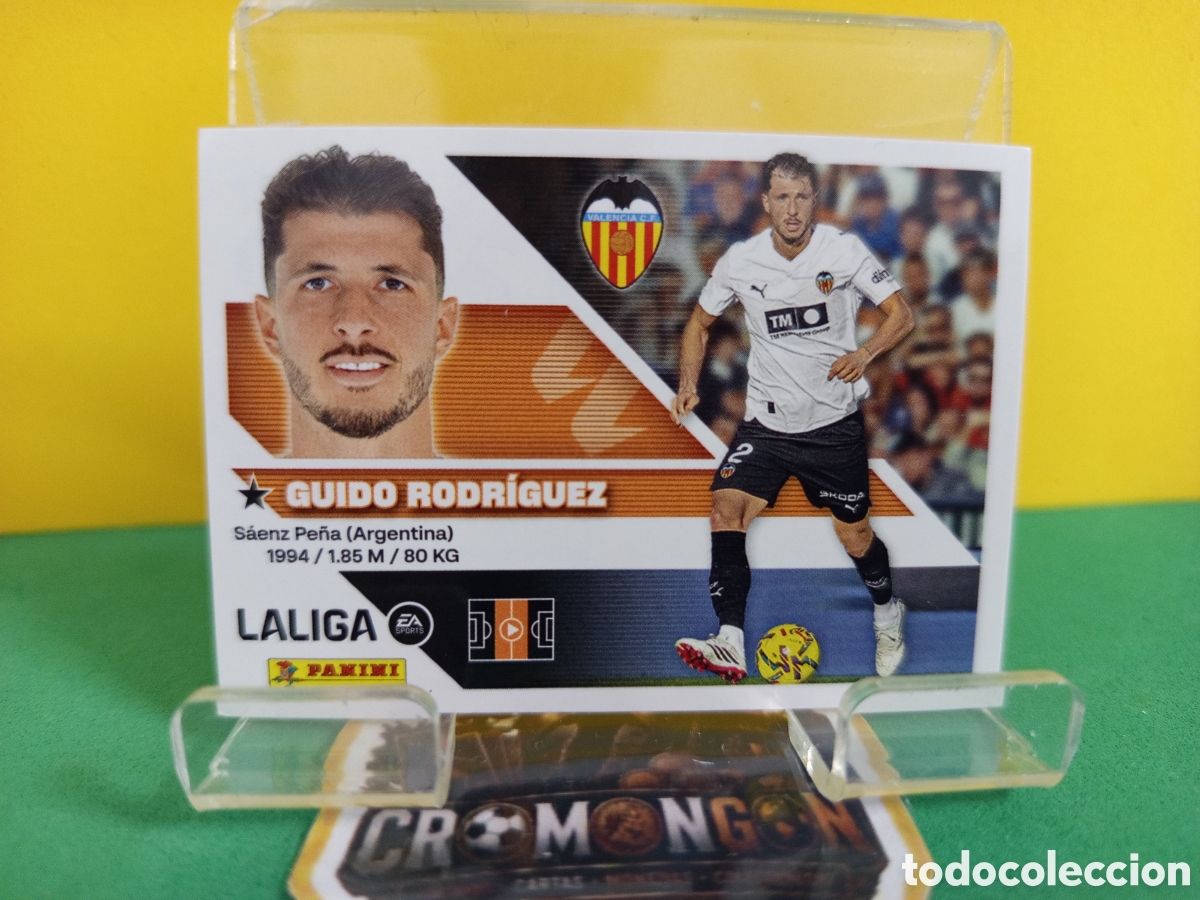 Cromos de f&uacute;tbol: ❇️ CROMO ⚽ 12.- GUIDO RODR&Iacute;GUEZ (VALENCIA) - COLECCIONES ESTE 2026/27 (PANINI) ❇️