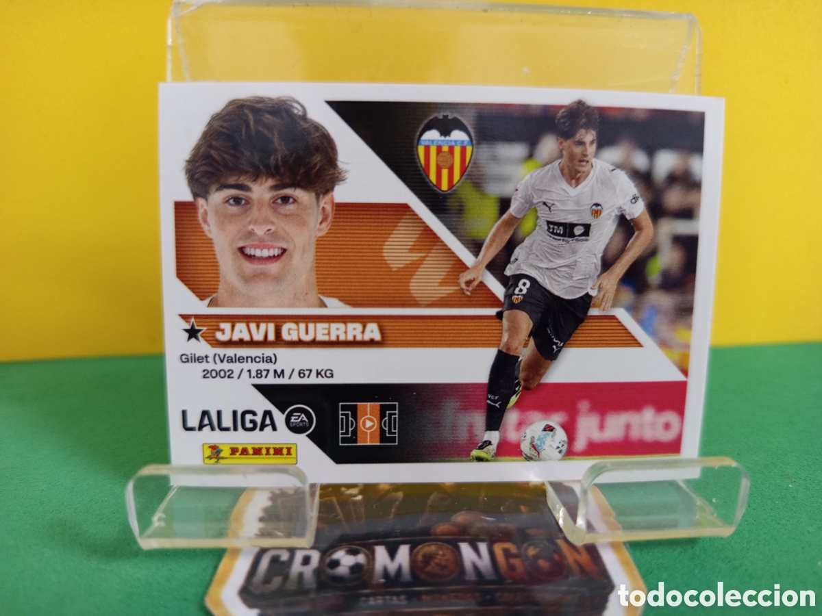 Cromos de f&uacute;tbol: ❇️ CROMO ⚽ 13.- JAVI GUERRA (VALENCIA) - COLECCIONES ESTE 2026/27 (PANINI) ❇️