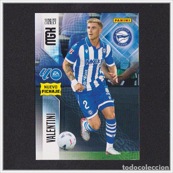 Cartes &agrave; collectionner de Football: MEGACRACKS 2026 2027 26 27 PANINI VALENTINI 475 FICHAJE ALAV&Eacute;S COLECCI&Oacute;N ALBUM LIGA MGK 2&ordf; ED