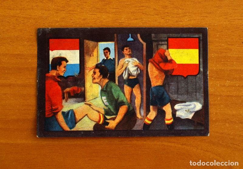 Cartes &agrave; collectionner de Football: Partidos Internacionales - Serie A N&ordm; 6 - Espa&ntilde;a 3-Holanda 1 - A&ntilde;o 1920 - Chocolates Tupinamba