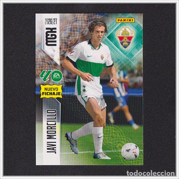 Cartes &agrave; collectionner de Football: MEGACRACKS 2026 2027 26 27 PANINI JAVI MORCILLO 473 FICHAJE ELCHE COLECCI&Oacute;N ALBUM LIGA MGK 2&ordf; ED