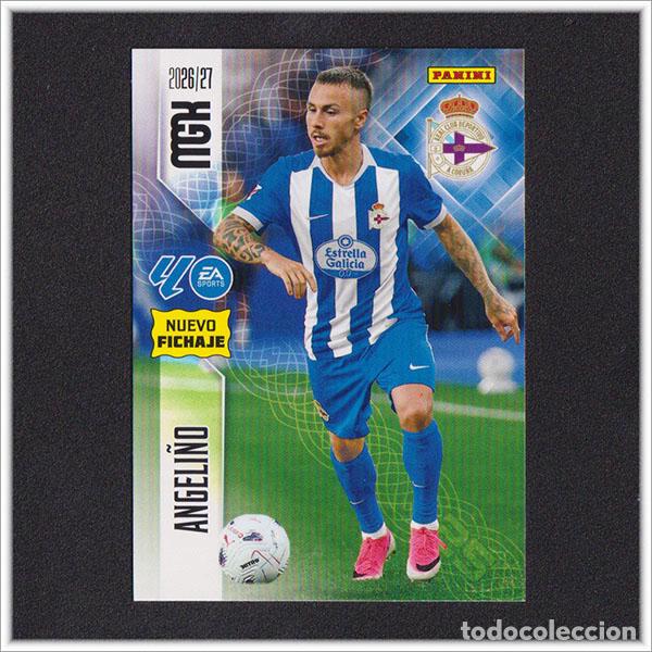 Cartes &agrave; collectionner de Football: MEGACRACKS 2026 2027 26 27 PANINI ANGELI&Ntilde;O 471 FICHAJE DEPORTIVO CORU&Ntilde;A COLECCI&Oacute;N LIGA MGK 2&ordf; ED
