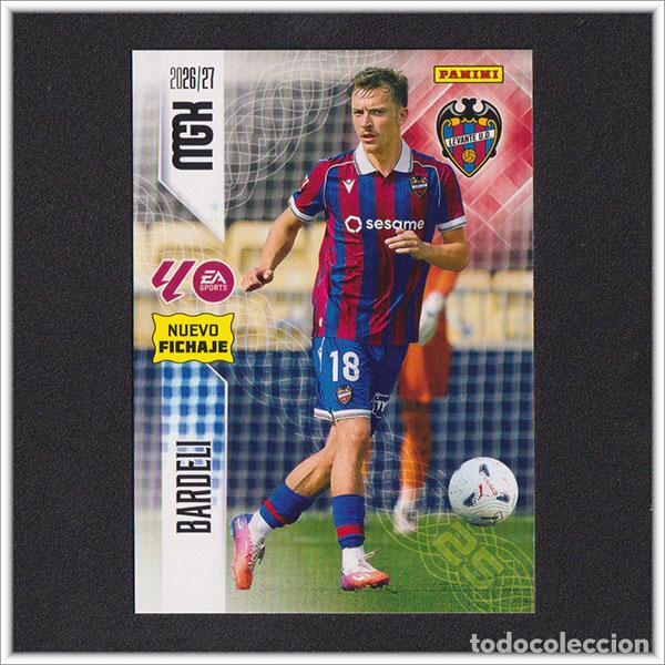 Cartes &agrave; collectionner de Football: MEGACRACKS 2026 2027 26 27 PANINI BARDELI 470 FICHAJE LEVANTE ALBUM COLECCI&Oacute;N LIGA MGK 2&ordf; ED
